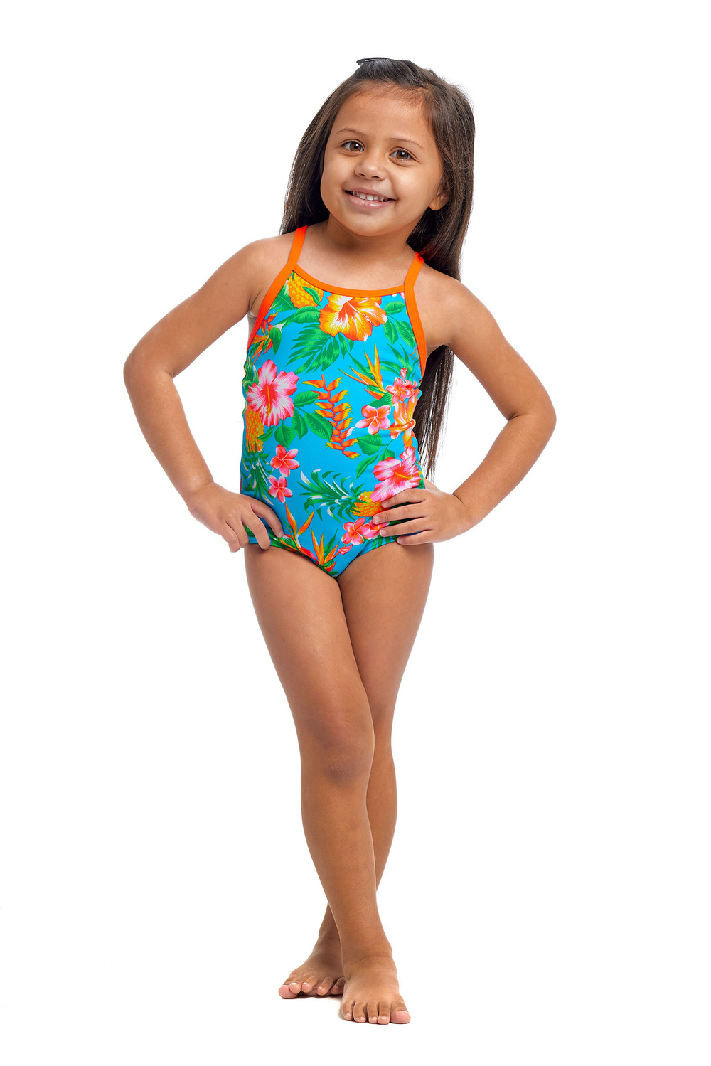 Купальник FUNKITA Toddler Girl's Blue Hawaii