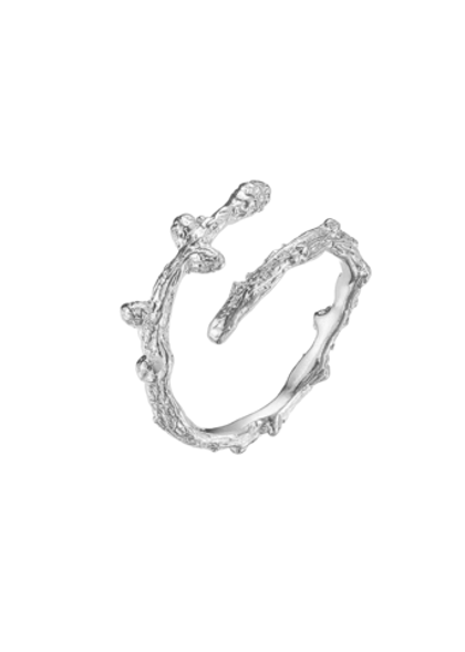 кольцо веточка