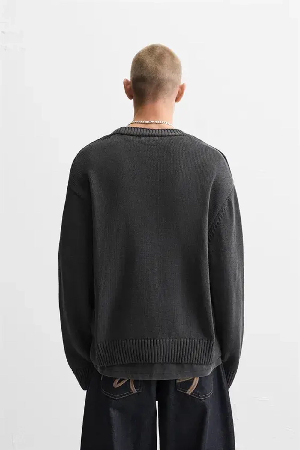 ZARA КАРДИГАН ИЗ РЕЛЬЕФНОГО ХЛОПКА, СЕРЫЙ