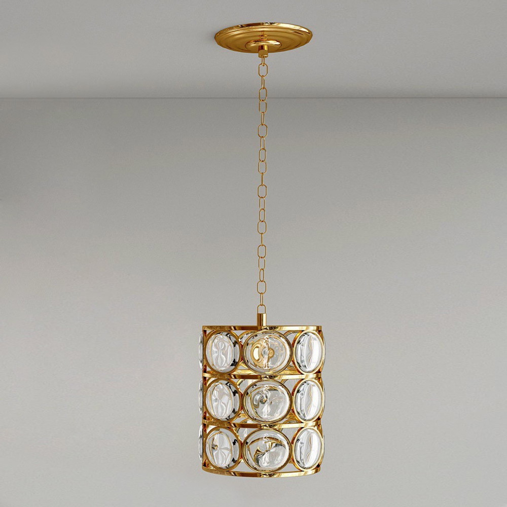 Подвесной светильник Cloyd VALENT P1 / Ø22 см - золото (арт.10579)