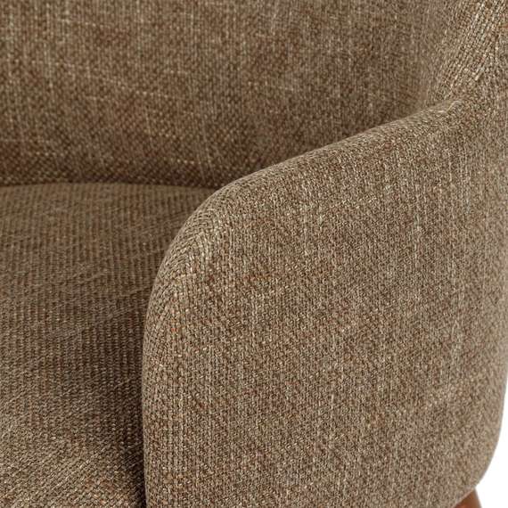 Стул Onsen, коричневый, коричневые ножки