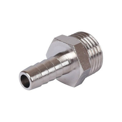 Штуцер с наружной резьбой STOUT SFT 0067 - 1/2" x 10 мм (латунь никелированная)