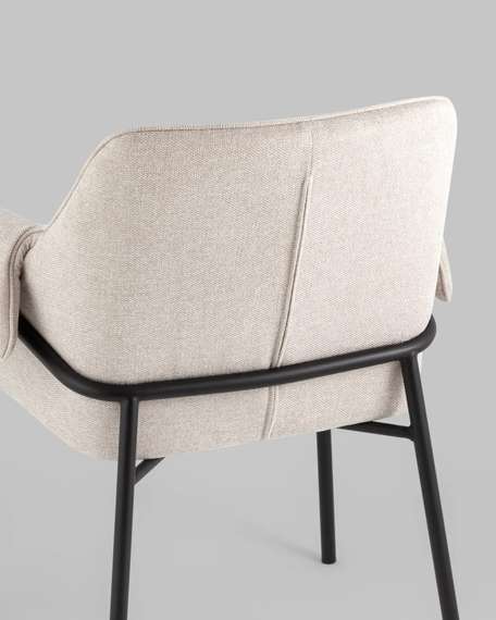 Стул-кресло Luras бежевая рогожка