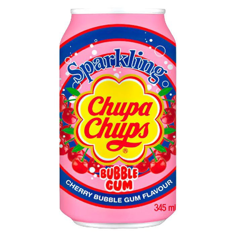 Напиток газированный Chupa Chups Бабл Гам Вишня 0,345л