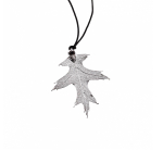 Колье лист Ester Bijoux Красный Дуб LF87A-S BW