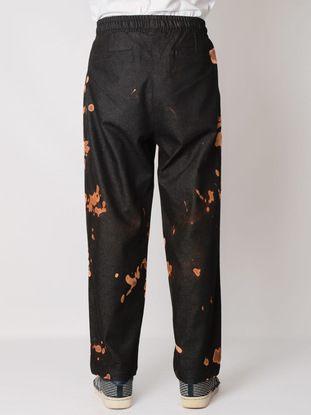 Купить Брюки Sashina Bleach Tie-Dye черные Брюки Sashina Bleach Tie-Dye черные