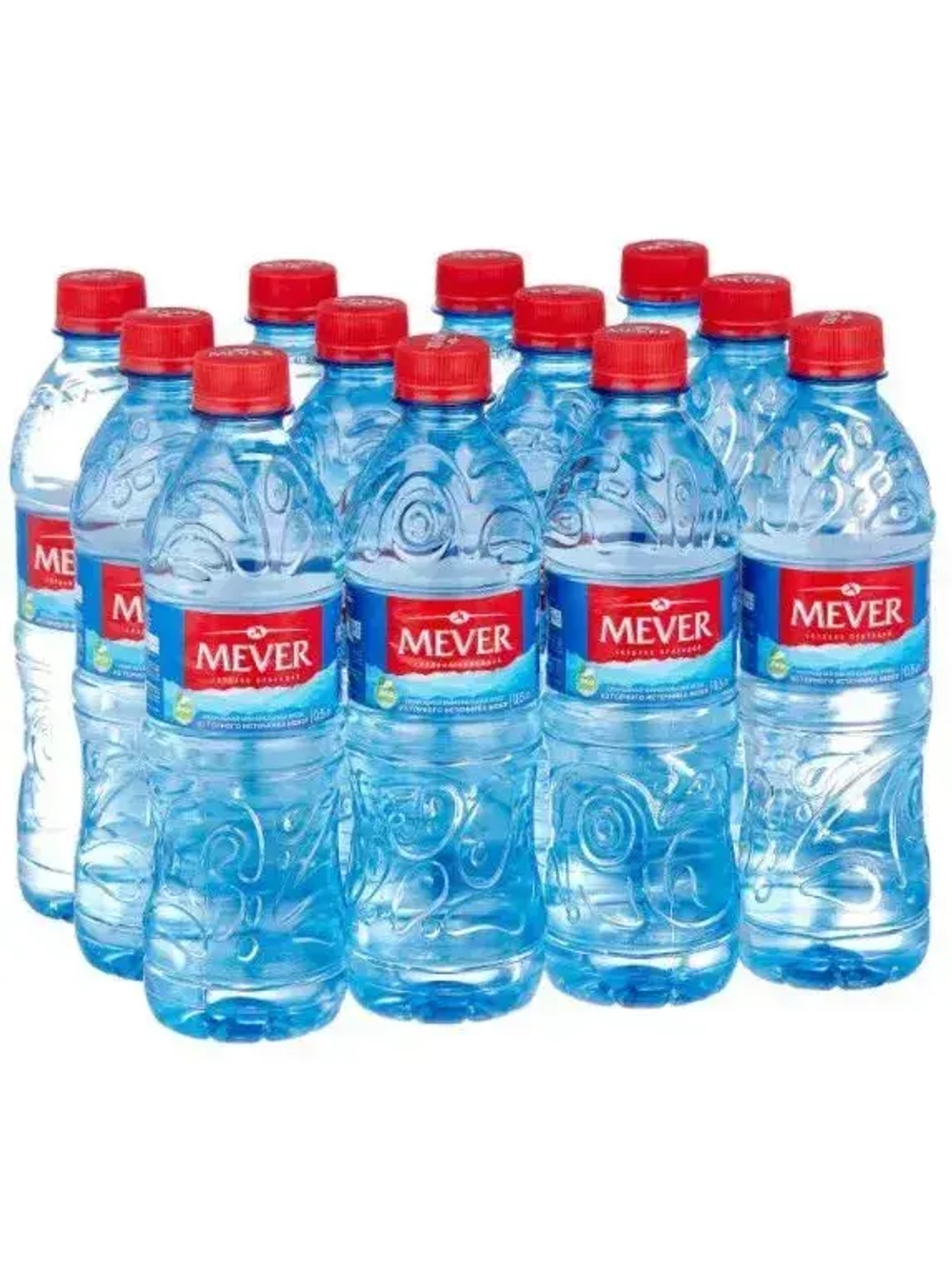 Вода негазированная Mever, 12 шт х 0,5 л