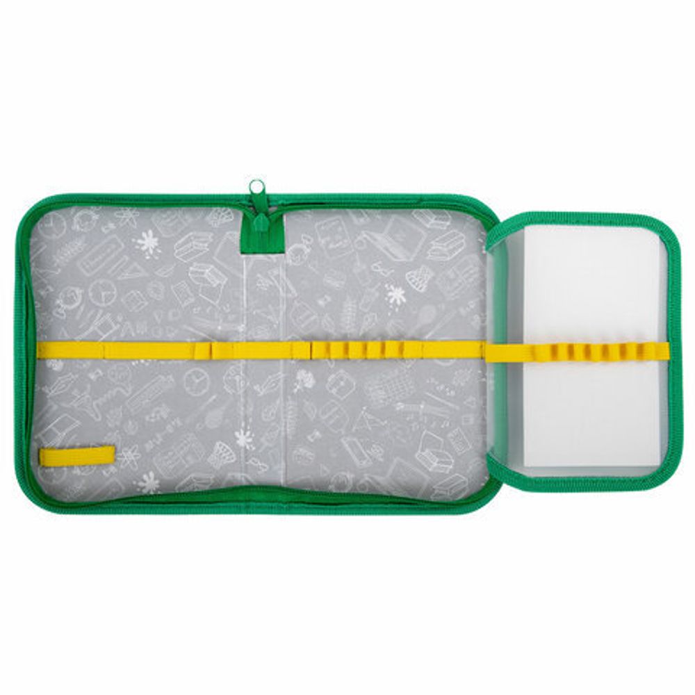 Пенал ПИФАГОР, 1 отделение, 1 откидная планка, полиэстер, 19х13 см, "Dive into drive", 272292