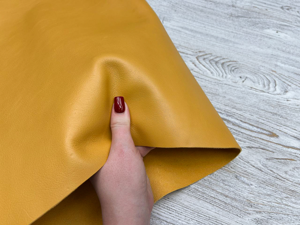 Vacchetta Extrella Melon (1,4-1,6 мм), цв. Желтый, натуральная кожа