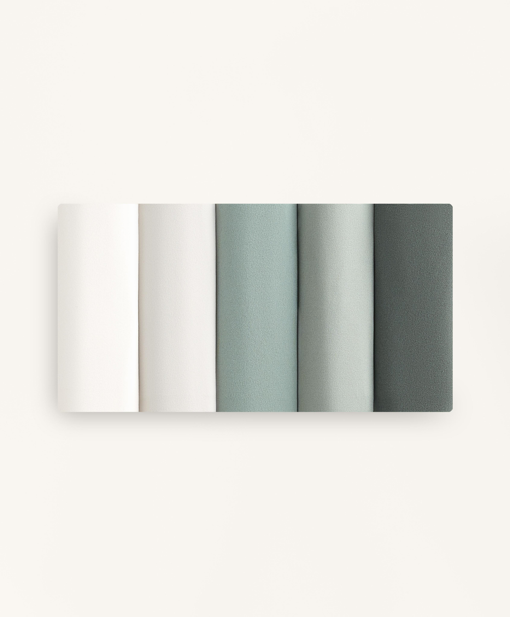 OYSHO Набор из пяти трусиков-хипстеров из полиамидной смеси, хаки-серый