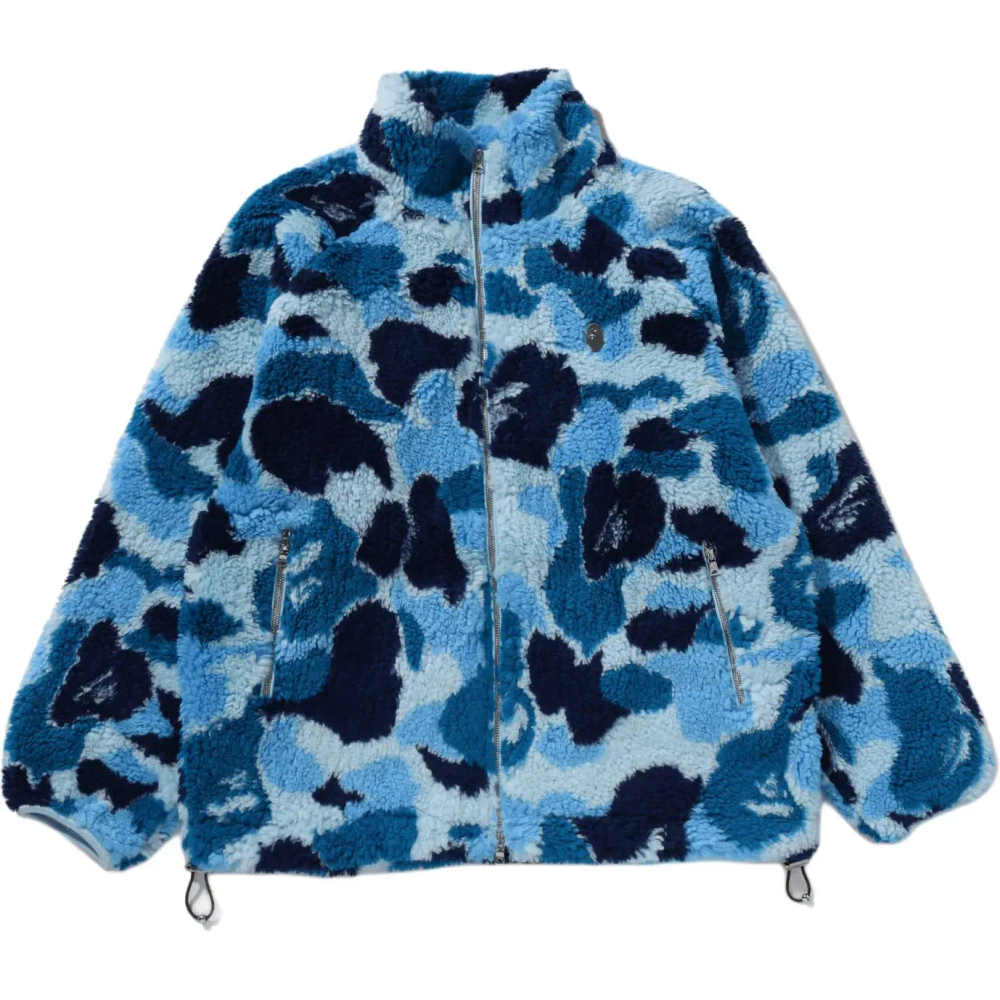 A Bathing Ape Bathing Ape Fw25 Velvet Feel Coat