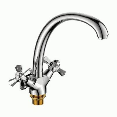 смеситель кухня LEDEME крест керамика с гайкой L5990