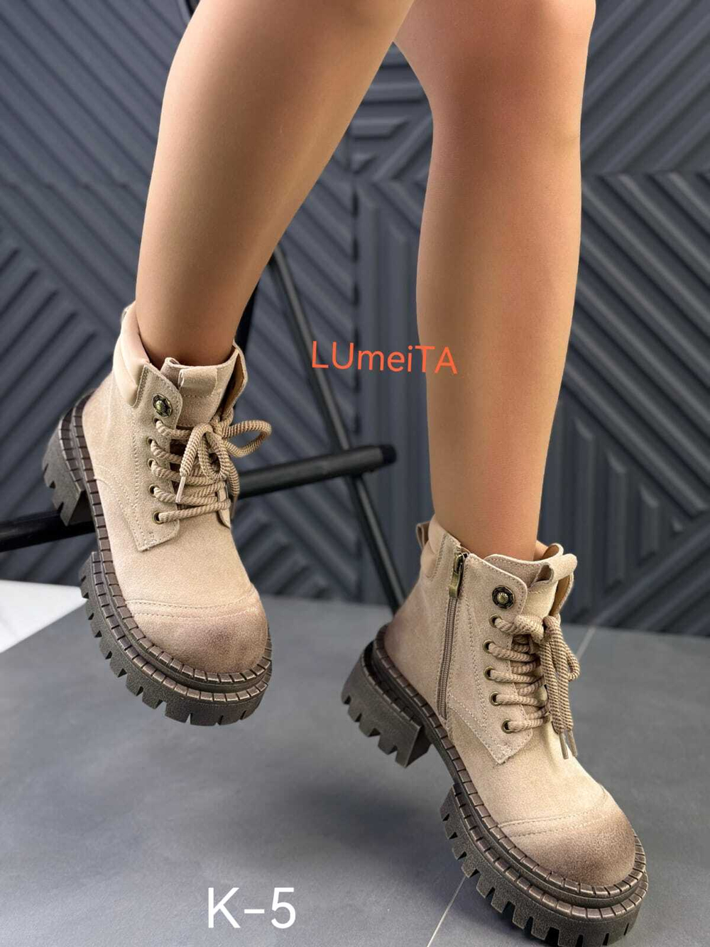 Ботинки нат. кожа по 6 пар (36-40)р./ K-5