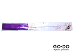Лента гимнастическая с палочкой фиолетовая GO DO :PD-02