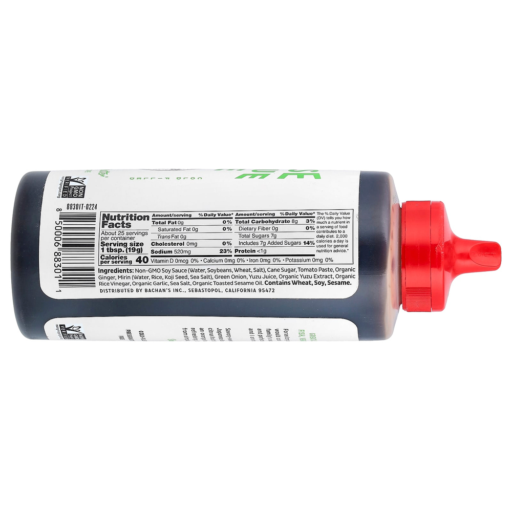 Bachan's, японский соус для барбекю, юдзу и цитрус, 482 г (17 унций)