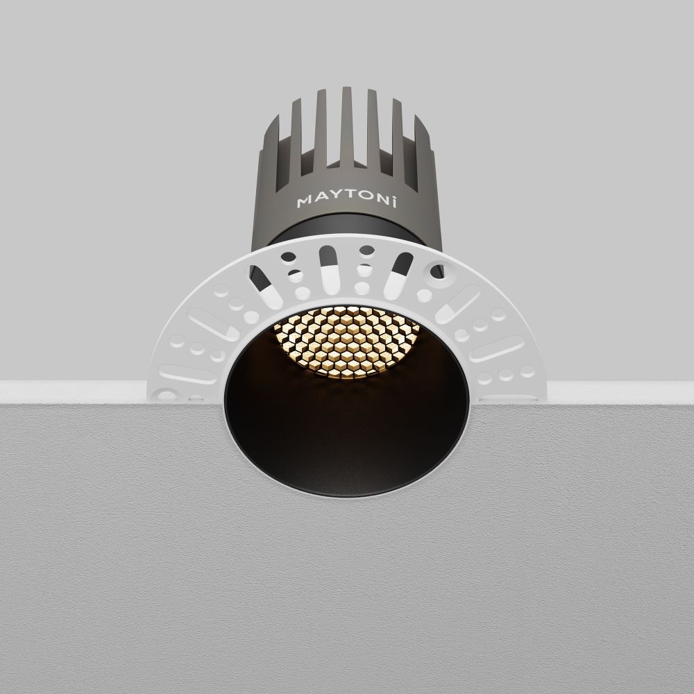 Светильник встраиваемый светодиодный Maytoni   DL122-15W-3K-TRS-B