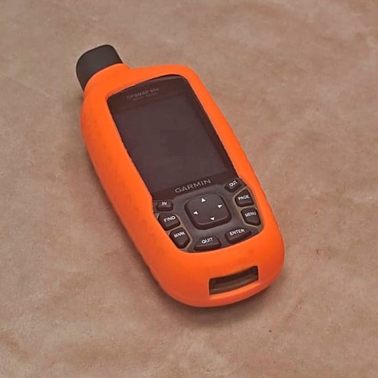 Чехол для Garmin GPSMAP 65/64/62 силикон (Оранж)