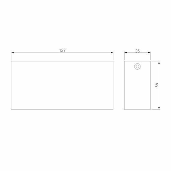Потолочный светодиодный светильник Elektrostandard Block 25109/LED a066996