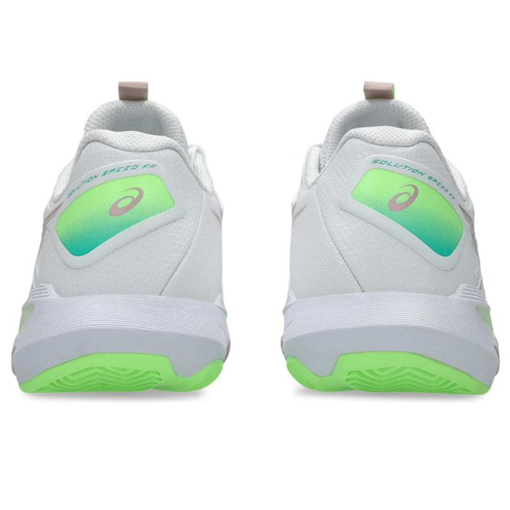 Женские теннисные кроссовки Asics Solution Speed FF 4 Clay - white/morganite