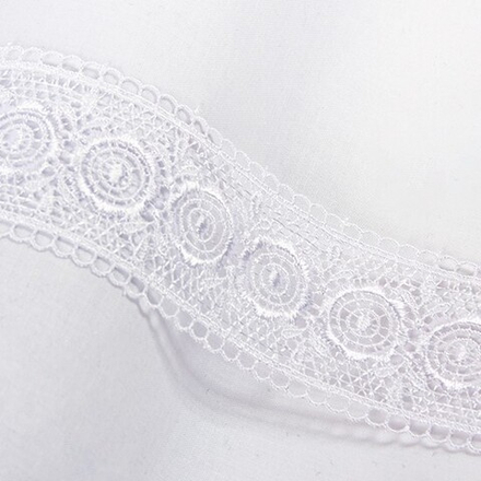 Гипюр "Gamma" , 49 мм, цв.белый