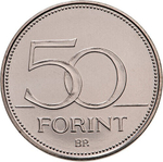50 форинтов 2020 г. "150 лет ассоциации пожарных. Венгрия