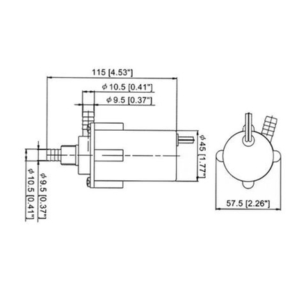 Помпа водоподающая для умывальника, 12 В