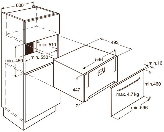 Встраиваемая посудомоечная машина AEG F 55200 VI0