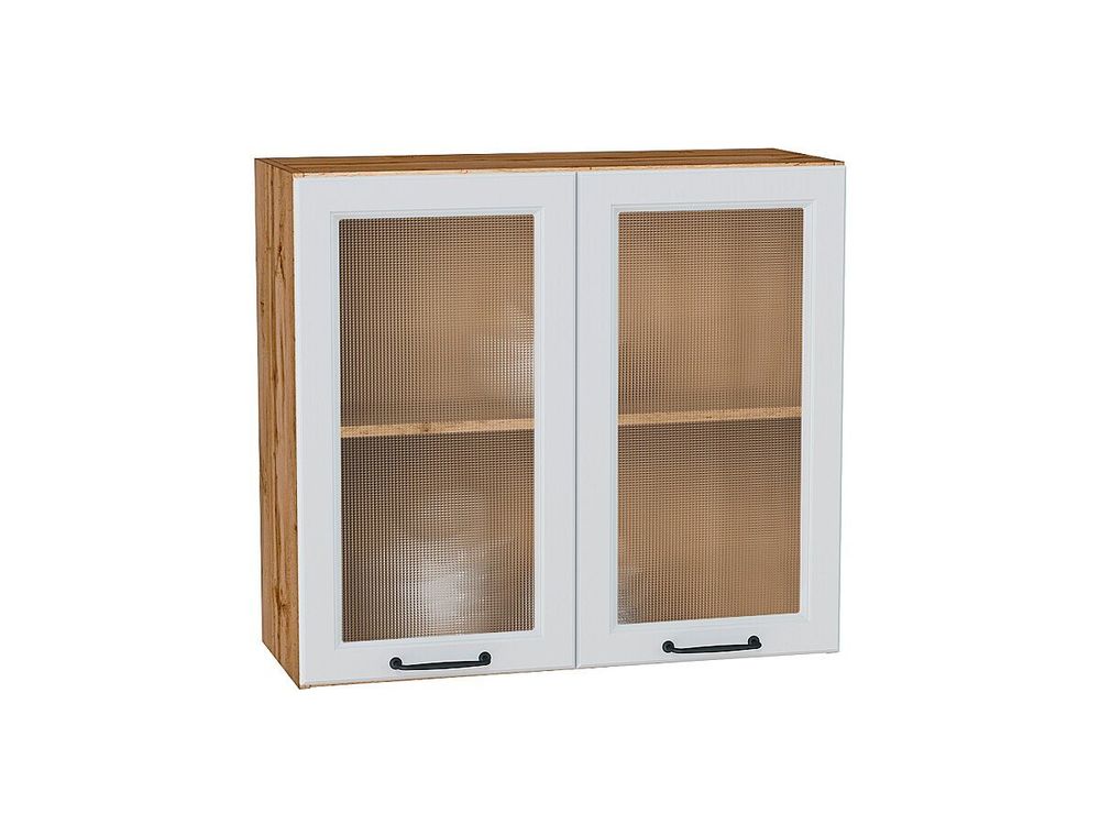 Шкаф верхний с 2-мя остекленными дверцами Ницца