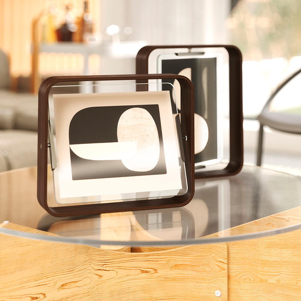 Фоторамка двухсторонняя bellwood, 26х31 см, орех