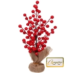 Декоративное украшение «Рябиновая нежность» 35 см, Красный