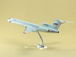Модель самолета Ту-154М (М1:100, СЛО Россия)