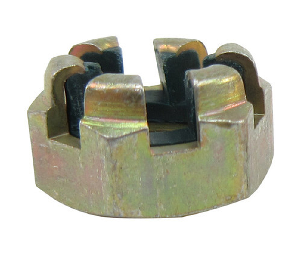 MS17825-4 Self-Locking Slotted Castellated Nut, Right Hand, Nylon, Hexagonal Nut