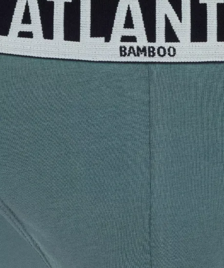 Мужские трусы слипы спорт Atlantic MP-1565, изумрудные