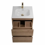 Тумба с раковиной BelBagno KRAFT-500-2C-SO-RNN Rovere Nebrasca Nature