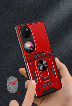 Чехол с кольцом Bumper Case для Huawei P50 Pocket