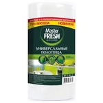 Полотенца универсальные Master FRESH в рулоне (спанлейс СОТЫ) 100 шт. 21*25см 70% вискозы