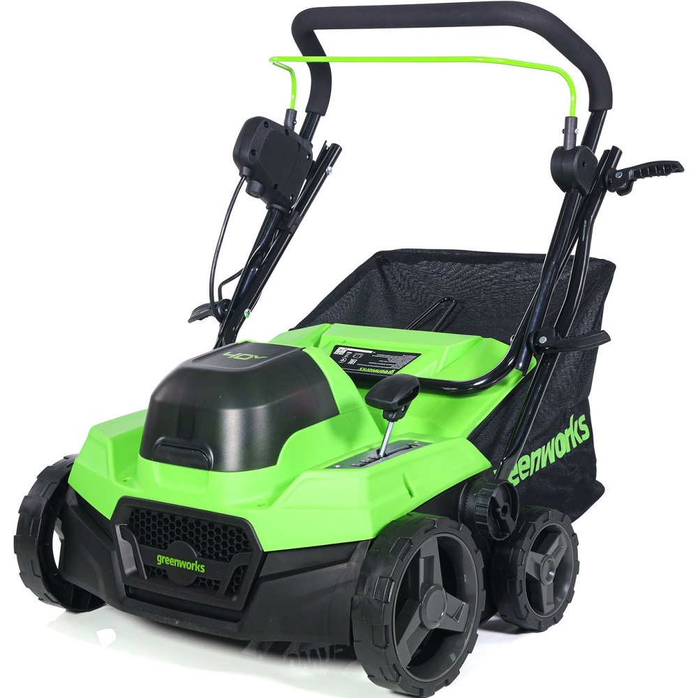 Аэратор-скарификатор GREENWORKS GD40SC38II аккумуляторный без АКБ и ЗУ 2517607