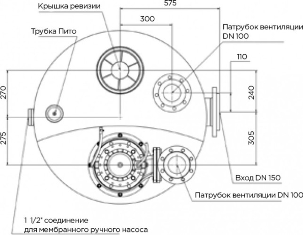 Установка канализационная SFA CUBIC1SC7.5T