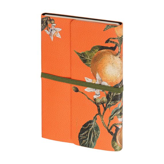 Gündəlik/Ajanda/Ежедневник/Diary  Ежедневник на резинке А5 "Флора. Райские апельсины"