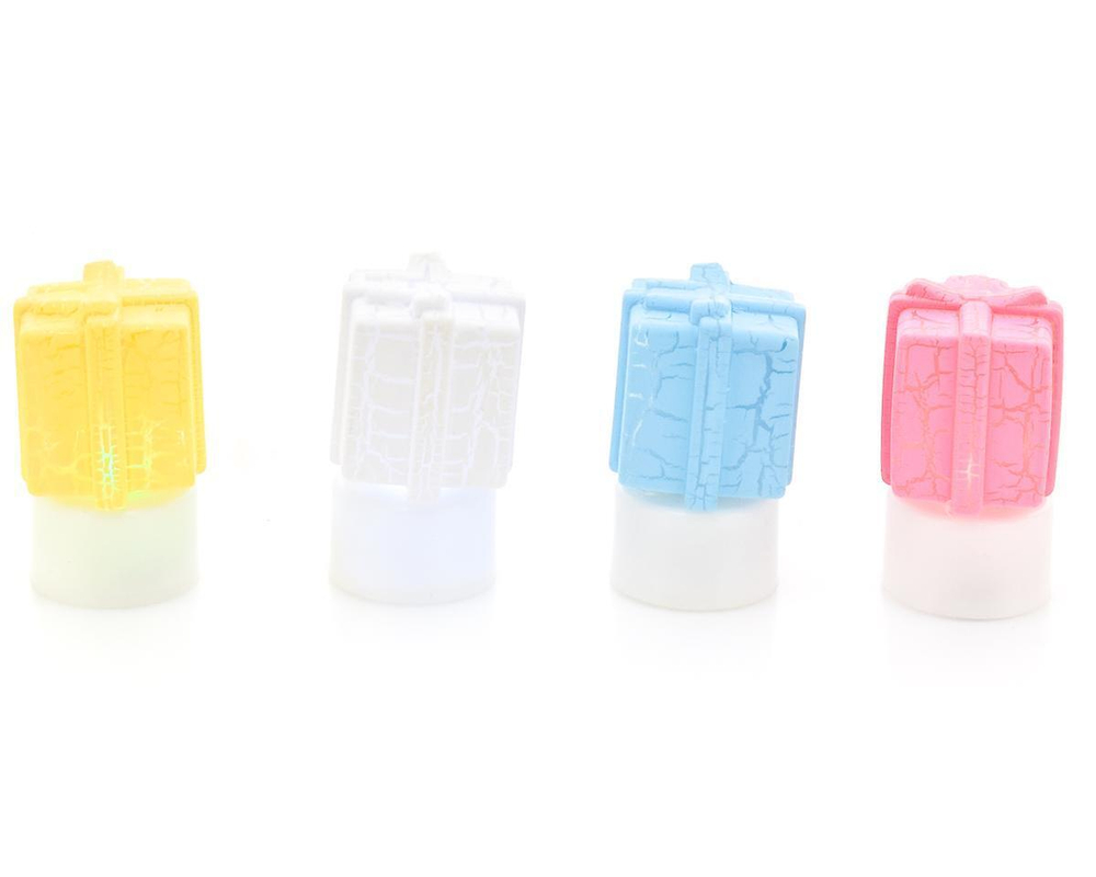 Ночник Подарок 7см 4 цвета микс кор