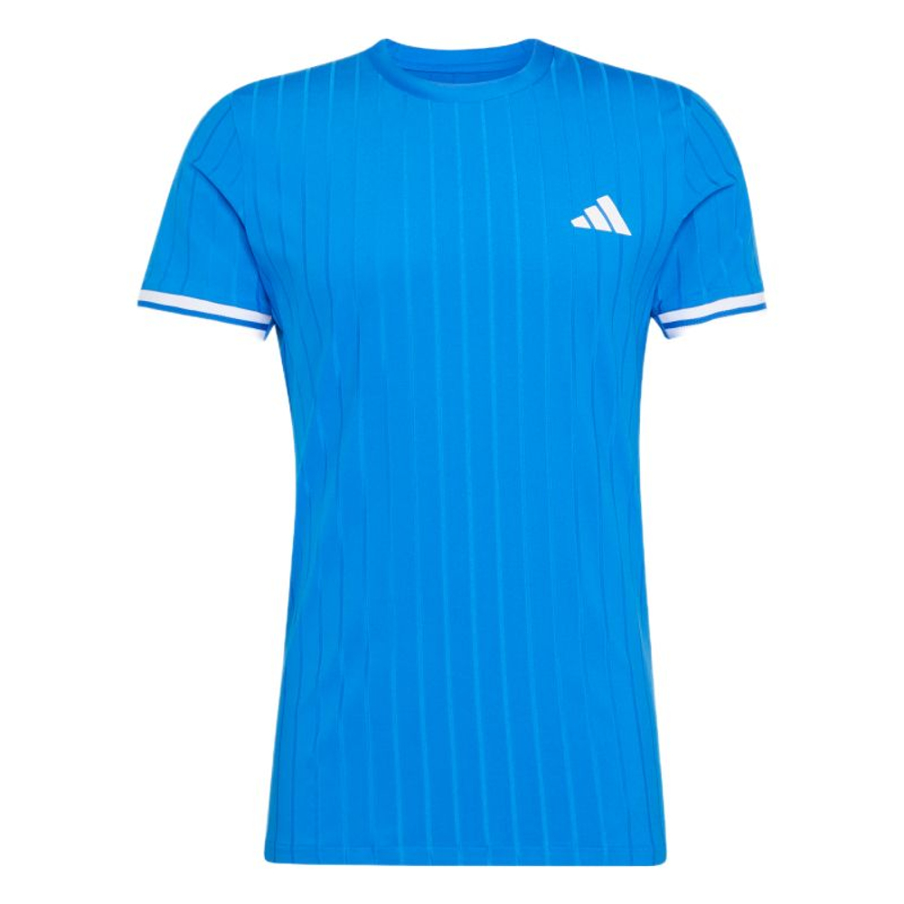 Теннисная футболка Adidas Tennis Climacool Freelift Pro - glow blue