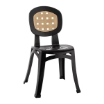 Стул Элегант коричневый с бежевой вставкой 410х845мм