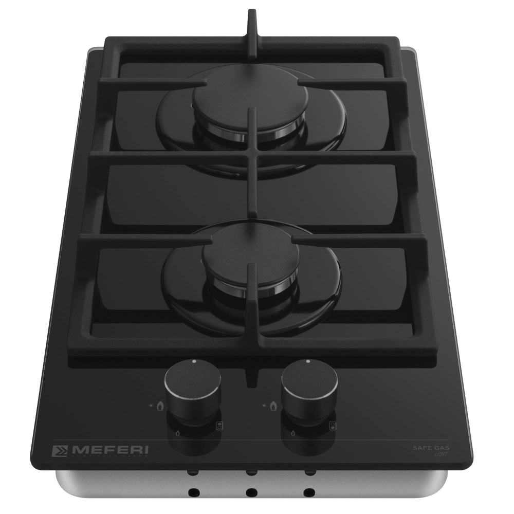 Газовая варочная панель Meferi MGH302BK GLASS LIGHT фото 3