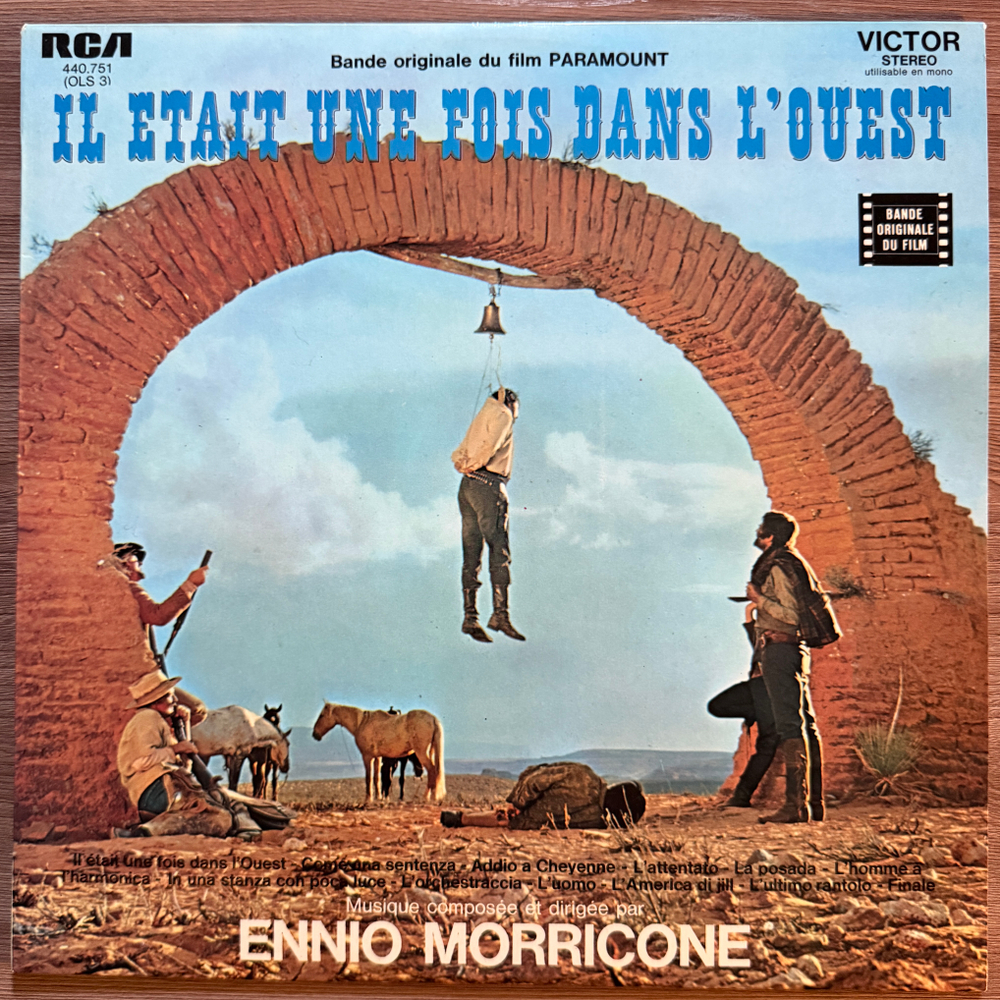 Ennio Morricone ‎– Il Était Une Fois Dans L'ouest (Франция 1970г.) Т