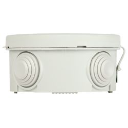 Распаячная коробка ЭРА KOR-85-40-4gv-MP серая 85х40мм с гермовводами 4 входа прямой монтаж IP55