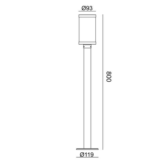 Уличный светильник Escada Urban 30003G/02