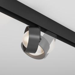 Трековый магнитный светодиодный светильник EXILITY Maytoni Lens TR217-2-15W3K-B