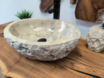 Раковина из мрамора Erozy Cream EM-65657 50х40х15 из натурального камня