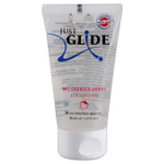 Смазка на водной основе Justglide со вкусом клубники, 50 мл. (Цвет: прозрачный)