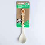 3973786 Ложка детская «Мишка», для кормления из бамбука